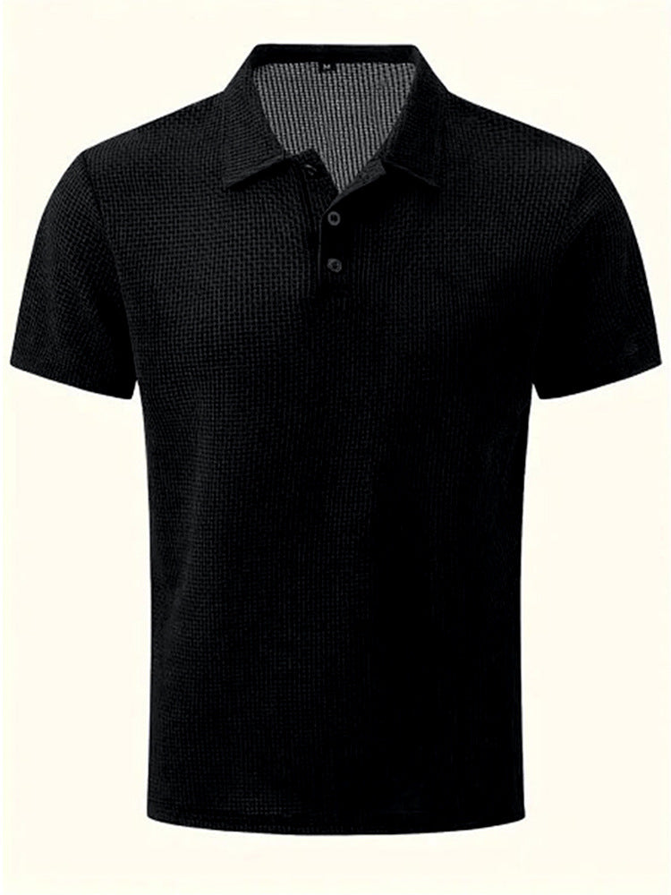 Mens Mesh Polo T-Shirt