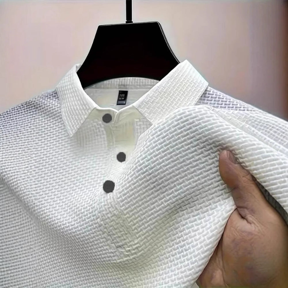 Mens Mesh Polo T-Shirt