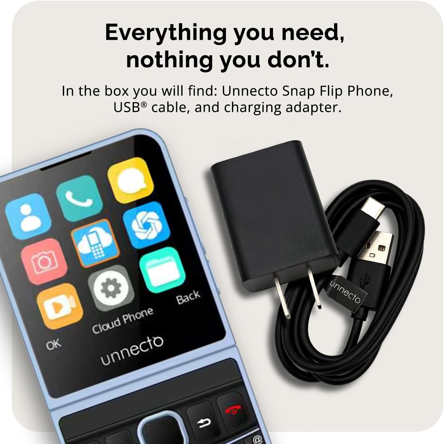 Chic Flip Phone with Style