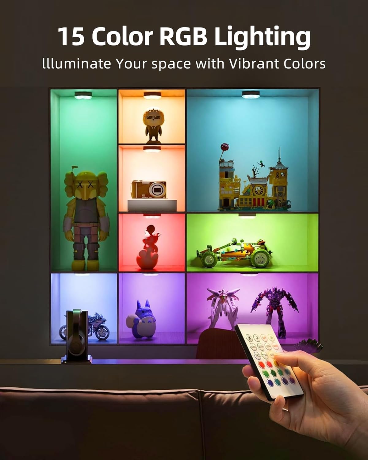 EZVALO Motion Sensor Puck Lights