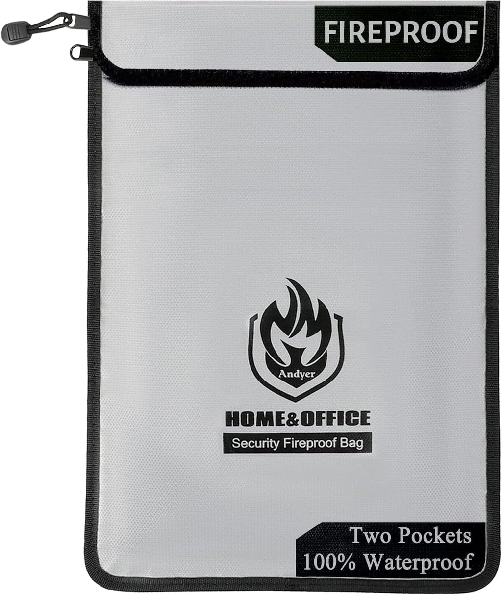 Fireproof Passport Keeper Bag