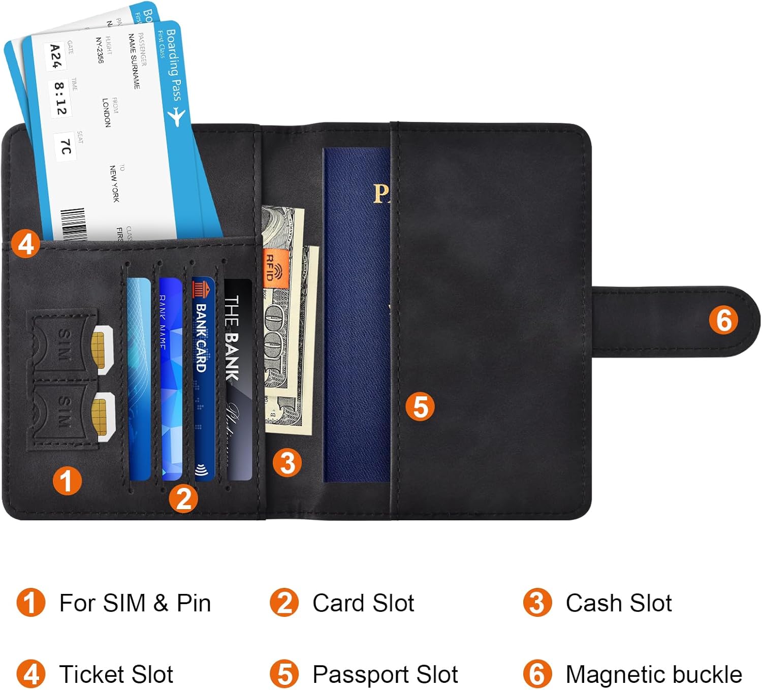 Stylish Travel Passport Holder