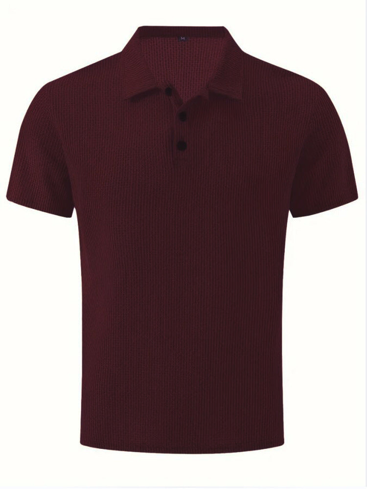 Mens Mesh Polo T-Shirt