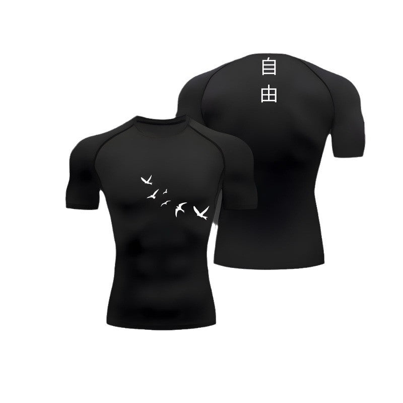 Mens Fitness Quick Dry T-Shirt