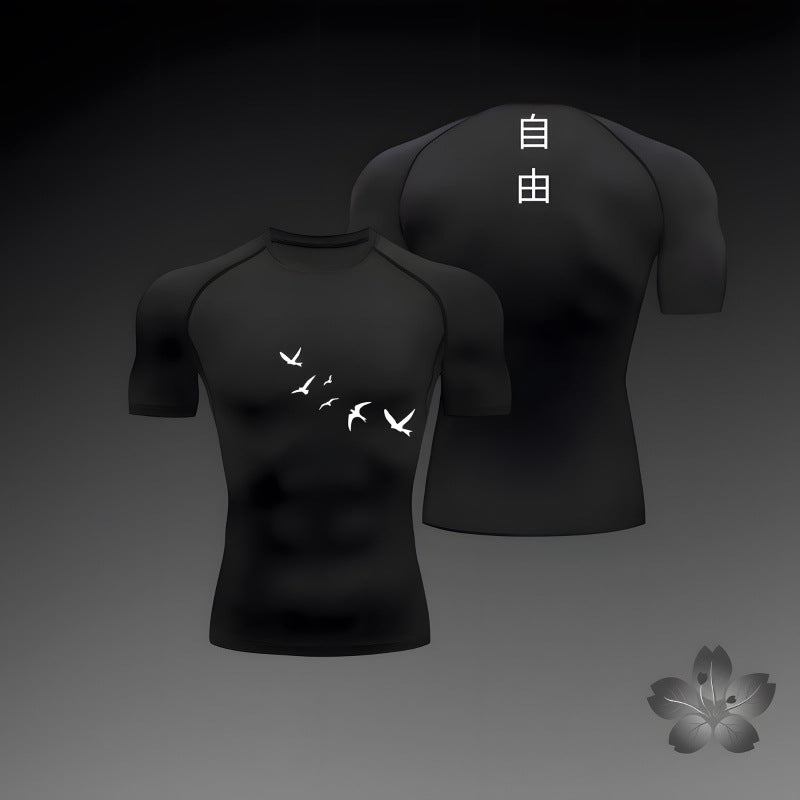 Mens Fitness Quick Dry T-Shirt